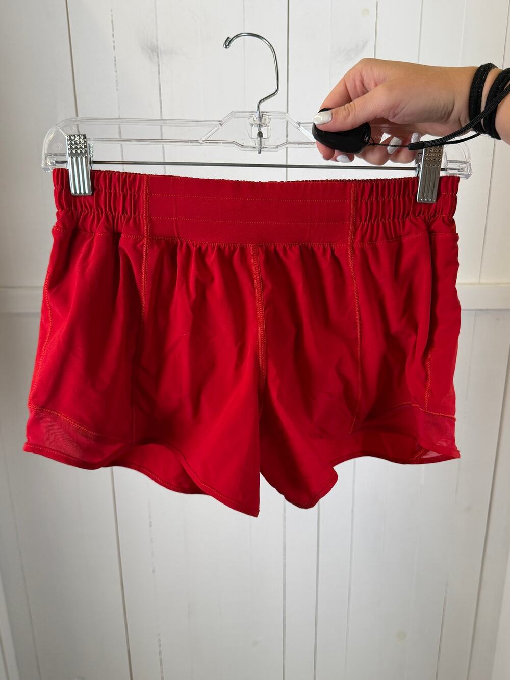 Lululemon Red Athletic Shorts Size 6 Excellent Condition
